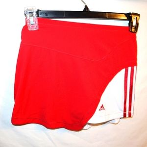 Adidas Red skort tennis skirt